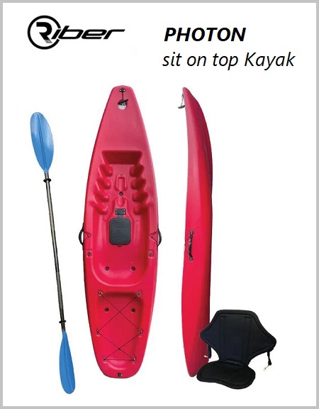 PHOTON Sit on Top Kayak package - red